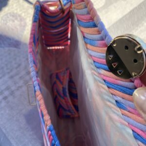 Borsetta multicolor fettuccia