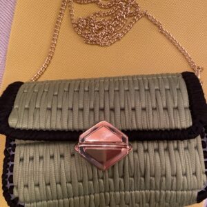 Pochette fettuccia bicolor