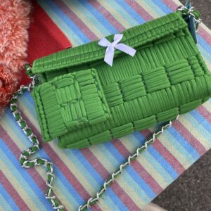 Borsetta verde smeraldo