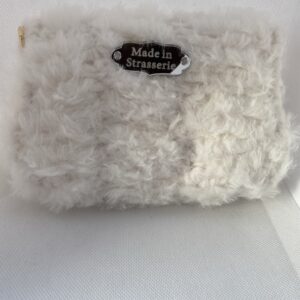 Pochette bianca pelliccia